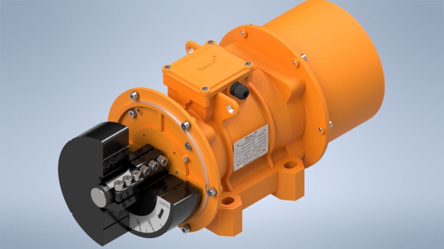 Вибратор промышленный Kem-p Vibration Motors 1550x10 3D-модель