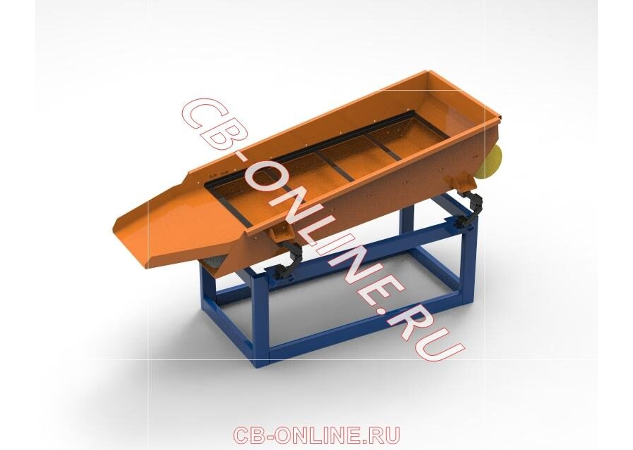 Линейное промышленное вибросито 3D-модель